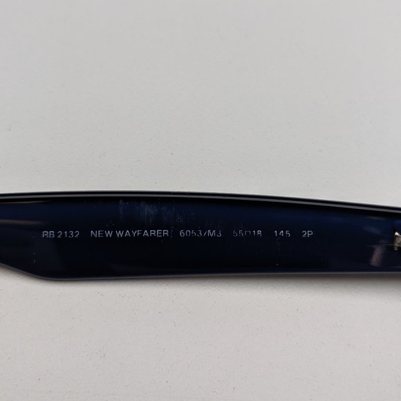 Ray-Ban Blue Sunglasses with Black Lenses - Picture 6 of 15